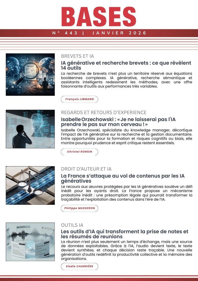 Bases no 443 Janvier 2026